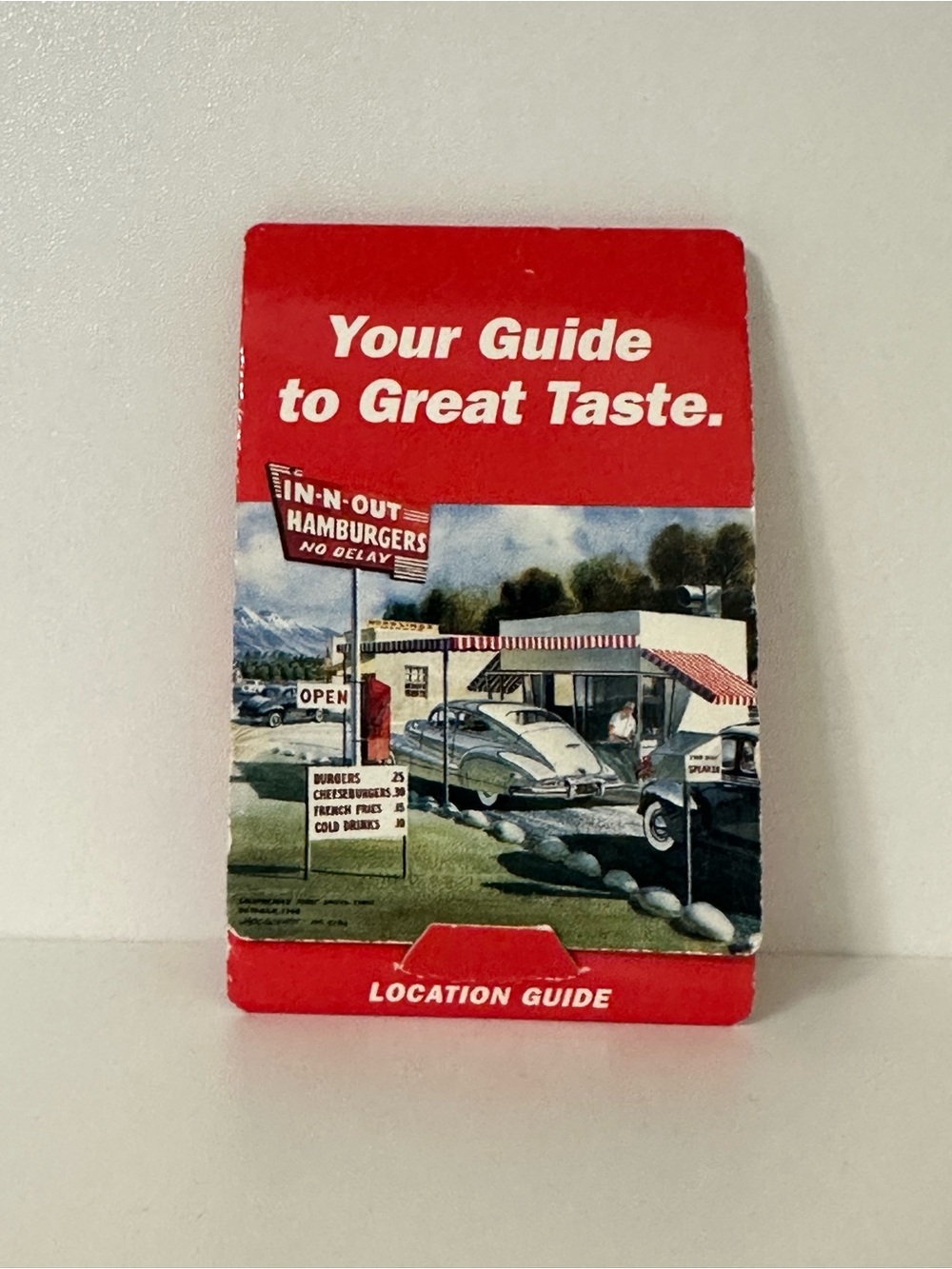 In-N-Out Burger Vintage 'Your Guide to Great Taste' Location Guide